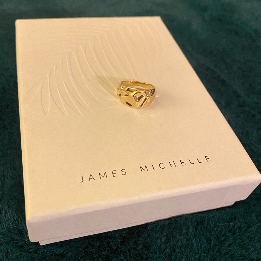 James Michelle foil ring